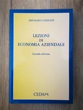 Lezioni di economia aziendale, Arnaldo Canziani - CEDAM - seconda edizione