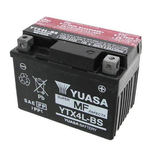 Yuasa batteria ytx4l per - batteria, ytx4l-bs