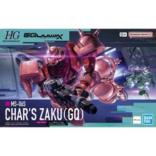 HG ZAKU CHAR GQ 1/144 GQuuuuuX