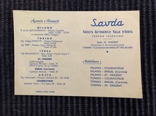 Orario bus autobus autolinea savda anni 50