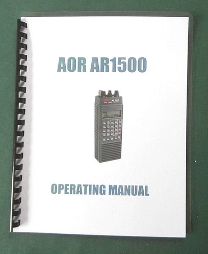 Manuale operativo aor ar1500 - aor,