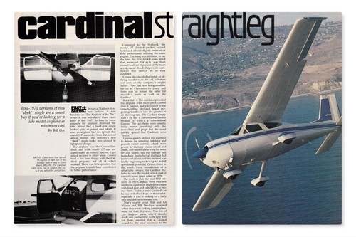 Rapporto aereo cessna cardinal - rapporto,