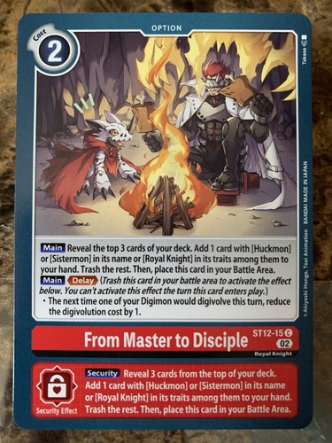 Digimon tcg from master - from, to