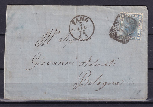 Regno italia 1878 lettera - regno, d'italia