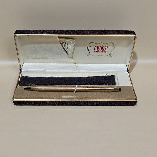 Penna vintage croce riempita - penna,
