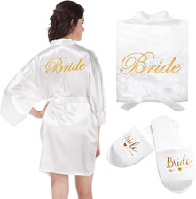 Vestaglia Sposa Donna in Raso