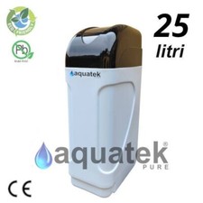 Addolcitore Acqua Automatico Aquatek Luxury 25 Litri Cabinato Anticalcare Resina
