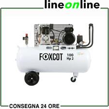Compressore aria 100 litri Foxcot FL100 10 bar bicilindrico