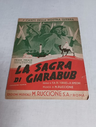 Spartito musicale sagra - musicale, di
