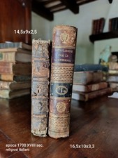 antichi libri 1700 XVIII secolo italiani