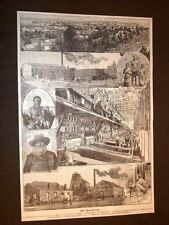 Nel Transvaal nel 1896 Johannesburg Granito Zulù Boero Miniera d'oro Sudafrica