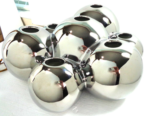 Portacandele design ciano - , vaso