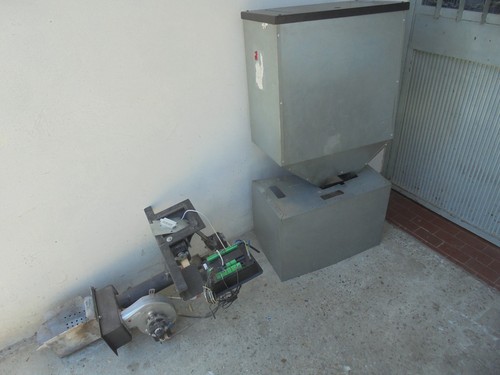 Bruciatore pellet per