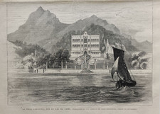 Stampa antica 1868 veduta