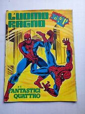 ALBUM FIGURINE L'UOMO RAGNO E I FANTASTICI QUATTRO D.N. 1978 VUOTO (solo 2 figu)