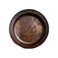 Piatto In Rame Decorato Da