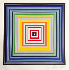 Frank Stella Litografia COA originale firmata op numerata limitata 275 es@