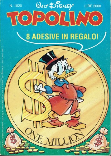 Topolino 1820 adesivi ed - n.1820,