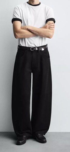 Jeans zara balloon fit uomo - jeans,
