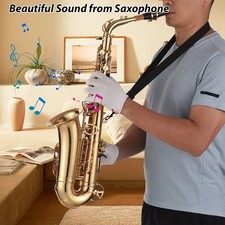 Sassofono contralto Eb ottone laccato oro E Flat Sax 875 tipo chiave Woodwind