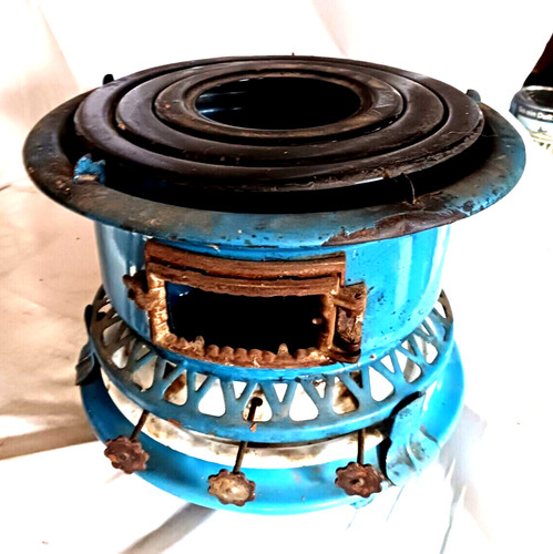 Antiker blauer petroleum - blauer,