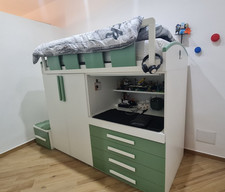 Cameretta soppalco mondo - soppalco,
