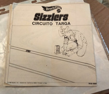 Sizzlers Circuito Targa Brucia Pista Mattel pieghevole istruzioni 1969