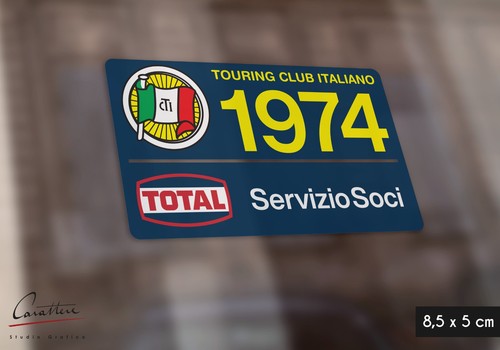 Adesivo speculare touring club - speculare,