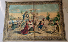 Arazzo Antico Fine '800 - Firmato "A. Borsari" - "RAS" Antonio Borsari