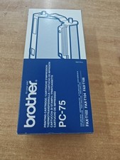 BROTHER PC75 ROTOLO TRASFERIMENTO TERMICO + CASSETTA ORIGINALE 144 pagine 