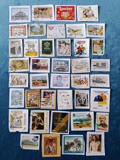 BELLISSIMO LOTTO DI FRANCOBOLLI DELLA  " REP. ITALIANA " SU FRAMMENTO DI CARTA