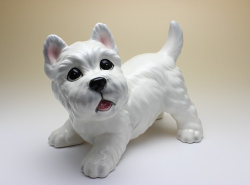 Statuina porcellana westie - porcellana,