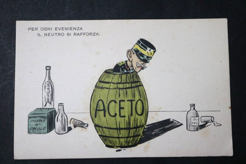 Cartolina satirica contro - cartolina,