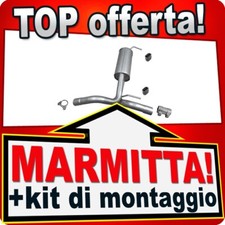 Silenziatore Centrale per OPEL