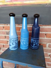 Bottiglie Salvador Dali’ Vetro Rosso Antico Da Collezione Vintage Anni ‘70