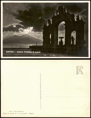 Cartolina napoli antica - napoli,