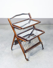 ⚜️ CARRELLO DESIGN ICO PARISI PORTAVIVANDE VINTAGE SERVING TROLLEY EPOCA 1950S