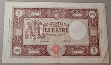 RARA MILLE 1000 LIRE GRANDE M BARBETTI DECRETO 22/11/1947 REPUBBLICA ITALIA