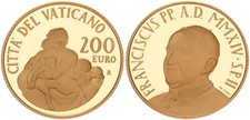 Vaticano 200 Euro 2014 Oro