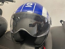 Casco Sparco blu e bianco Taglia XS Come nuovo Scatola originale con Sacca