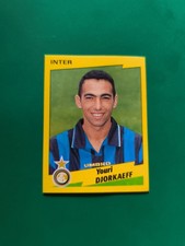 SQUADRA INTER GIOCATORE YOURI DJORKAEFF FIGURINA PANINI CALCIATORI 1996 - 97 126
