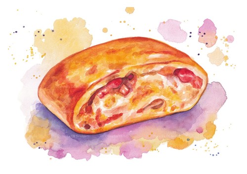 Dipinto originale panino
