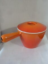 pentola per fonduta le creuset vintage. ghisa smaltata-- (ca)