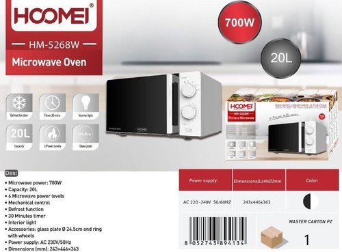 Hoomei 5268w forno - hm-5268w, a