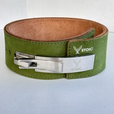 Cintura per sollevamento pesi a leva stoica Powerlifting - Olive Drab Small (29-32" pancia)