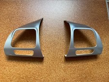 VW Golf 6 Silver Trim Steering Wheel - Rifiniture Argento Volante Nuovo 3M