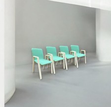 Modernariato Midcentury Modern Set di Quattro Sedie Anni ‘50