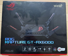 ASUS ROG Rapture GT-AX6000 Router Wi-Fi DualBand WiFi6 Gaming AiMesh VPN Fusion
