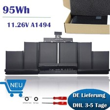 BATTERIA per Apple Macbook Pro Retina 15" A1398 fine 2013-metà 2014 95Wh 15 pollici