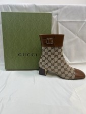 Gucci Monogram Ankle Boots